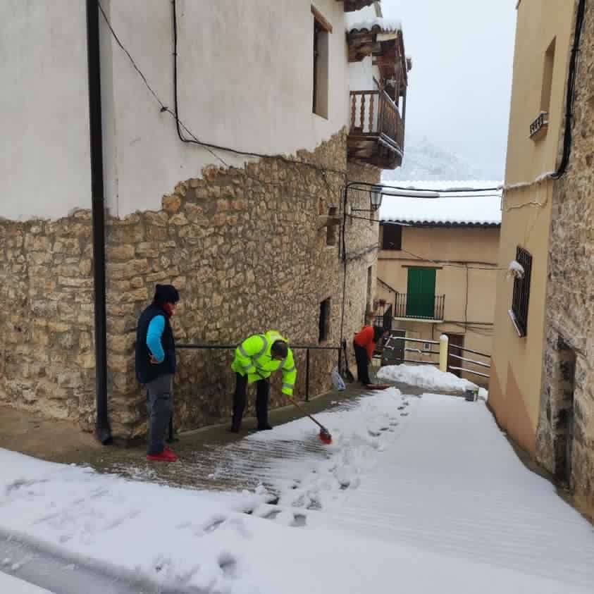 Nieve en Herbés