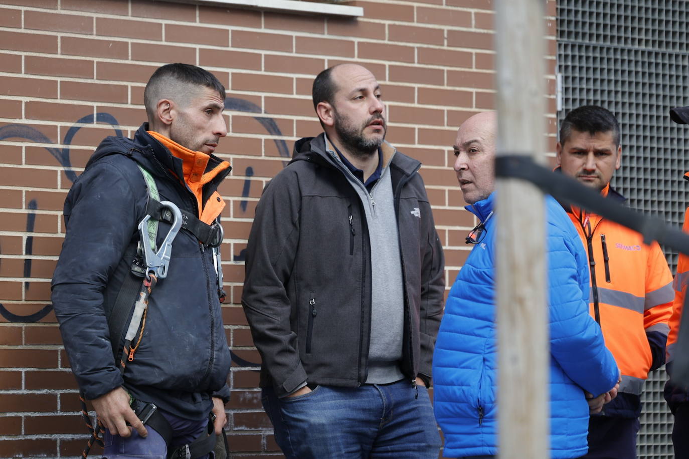 Fotos: Un trabajador muere al caer desde la séptima planta de un edificio en construcción en Valencia