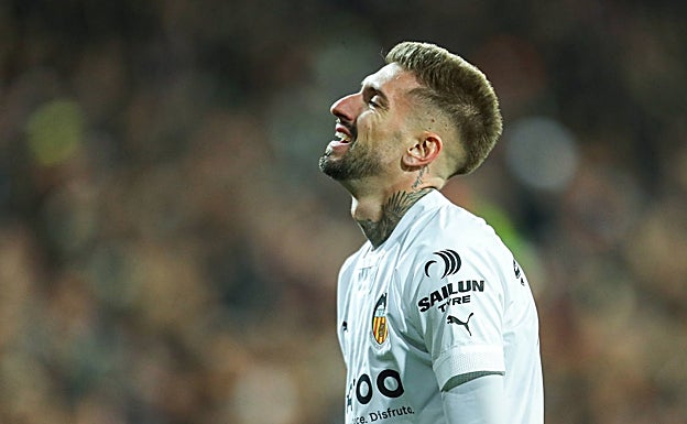 Samu Castillejo, en una jornada en la que se reencontró con el gol cinco meses después. 