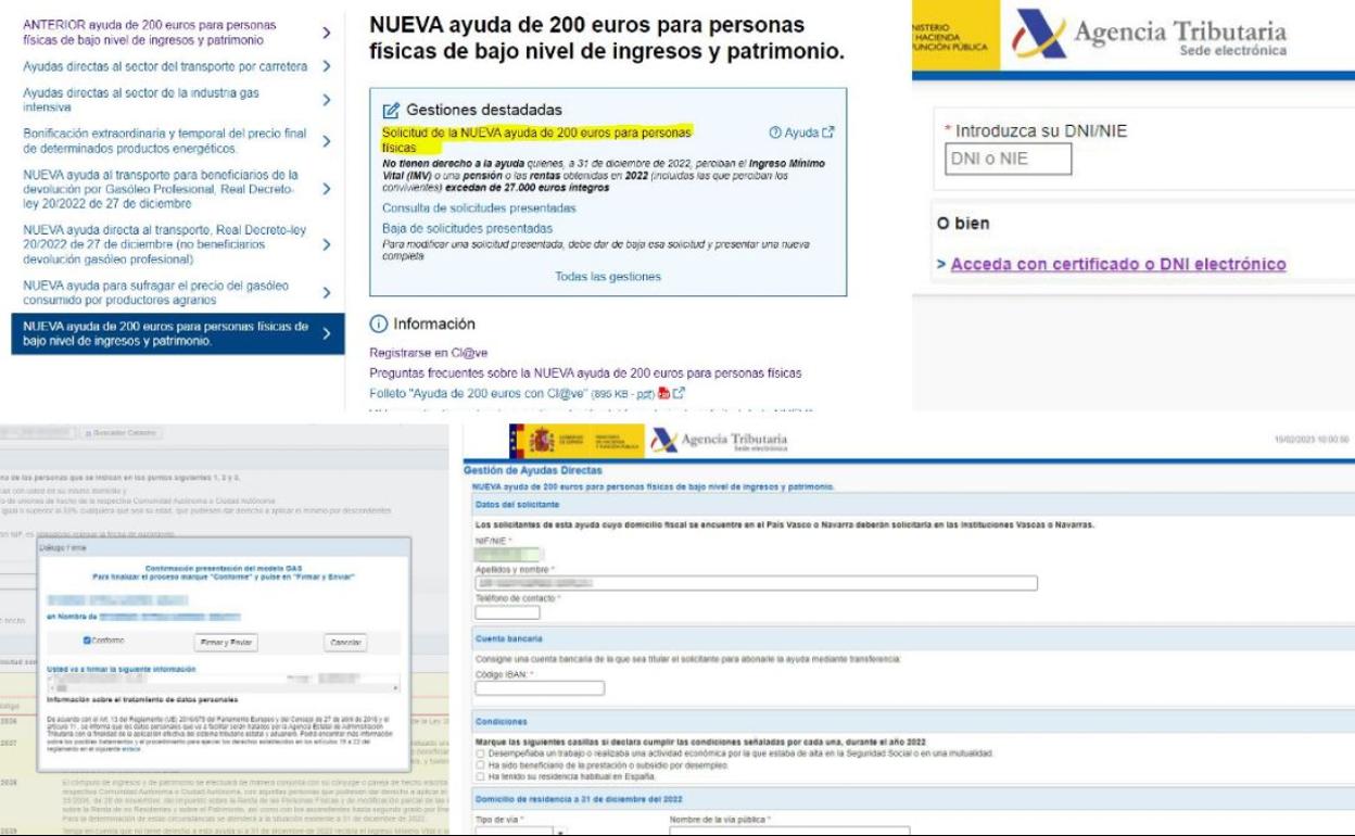 Formulario cheque ayuda 200 euros | Cómo rellenar el formulario para ...