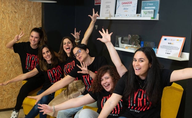 Belén Willanueva, Esther Díaz, Lucía Martínez, Alicia Nando, Gabrieal Georgieva y Mónica Montero. 