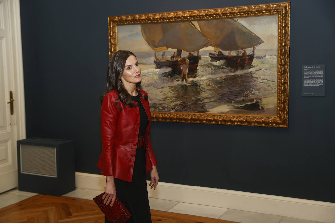 Fotos: Los Reyes inauguran la exposición de Sorolla: Letizia vuelve a apostar por el cuero