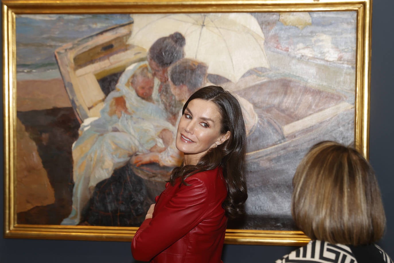 Fotos: Los Reyes inauguran la exposición de Sorolla: Letizia vuelve a apostar por el cuero