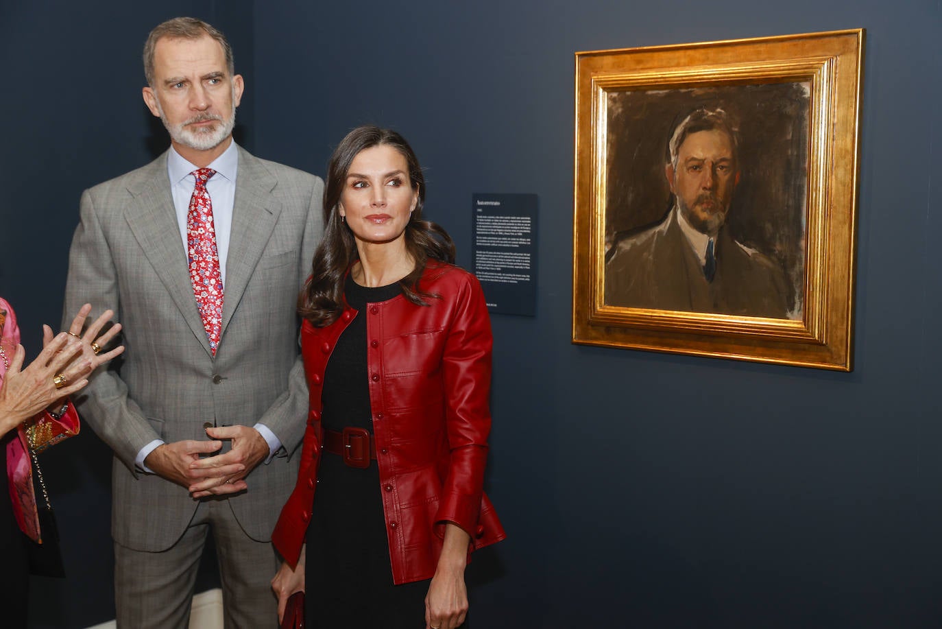 Fotos: Los Reyes inauguran la exposición de Sorolla: Letizia vuelve a apostar por el cuero