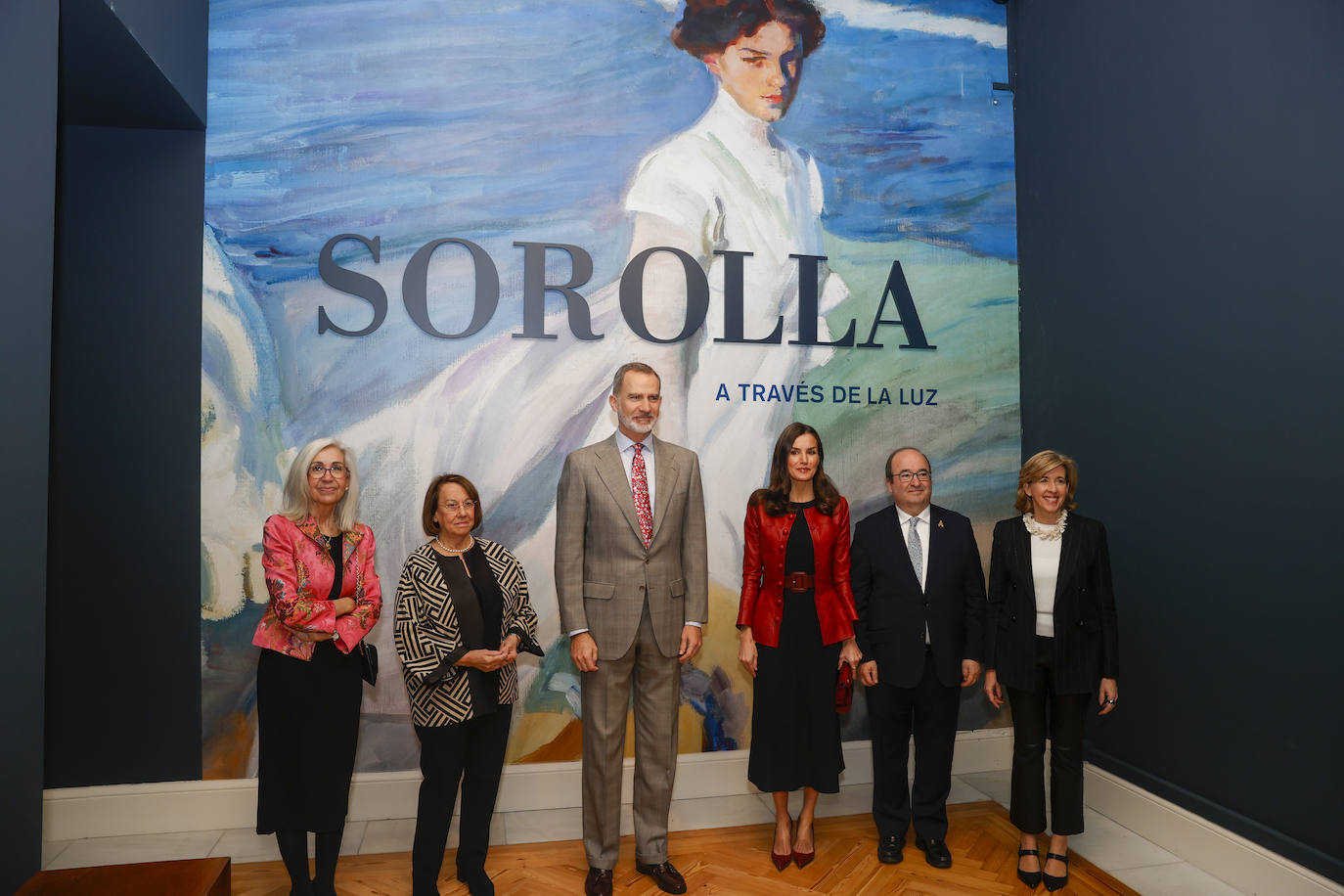 Fotos: Los Reyes inauguran la exposición de Sorolla: Letizia vuelve a apostar por el cuero