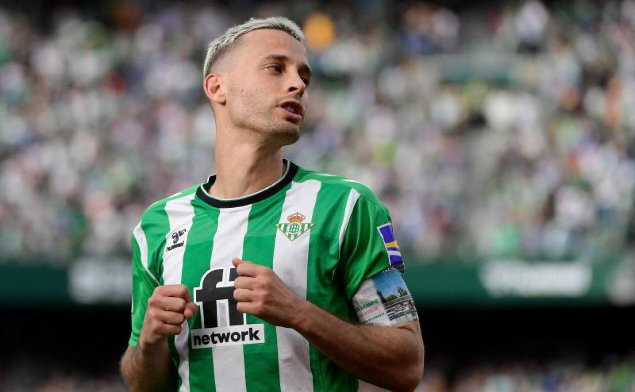 Canales durante el encuentro frente al Real Valladolid. 