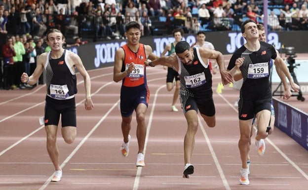 Mirón, a la izqierda, ha logrado bronce y mínima para el Europeo. 