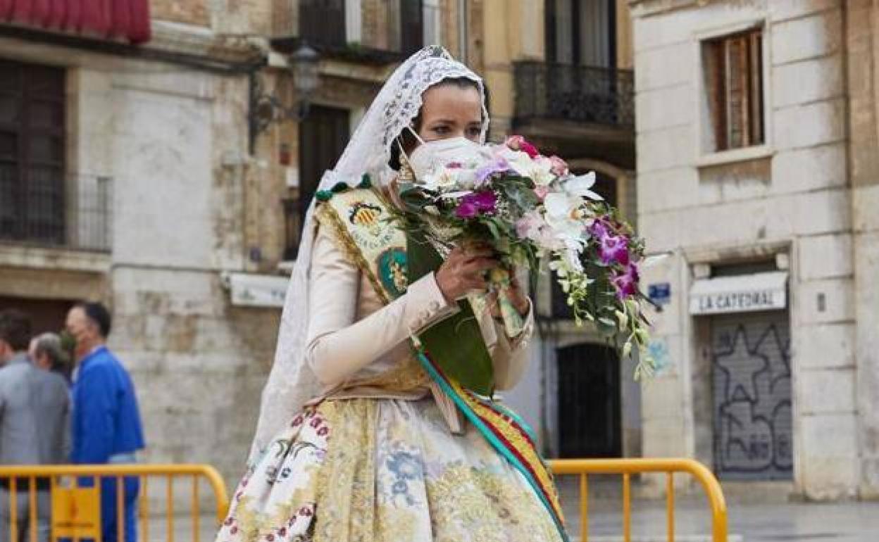 Ofrenda de las fallas 2021.