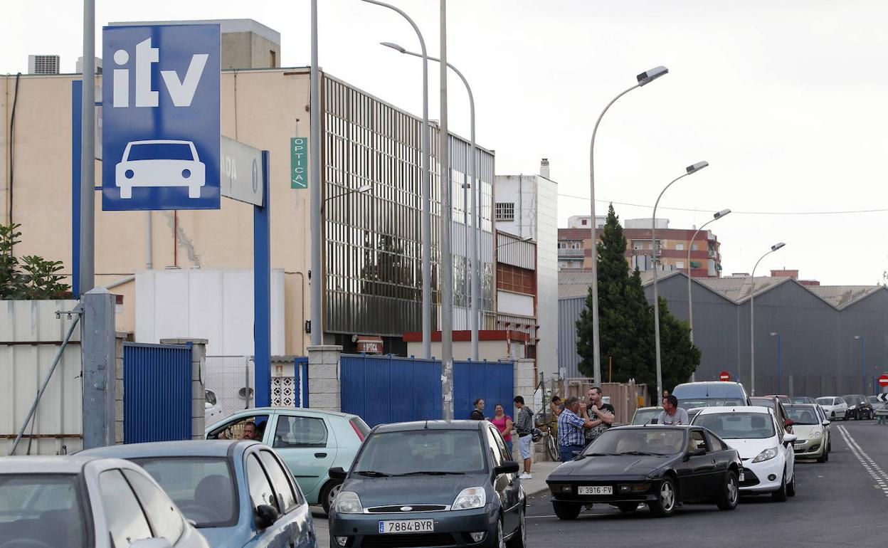 Una estación de ITV en Valencia. 