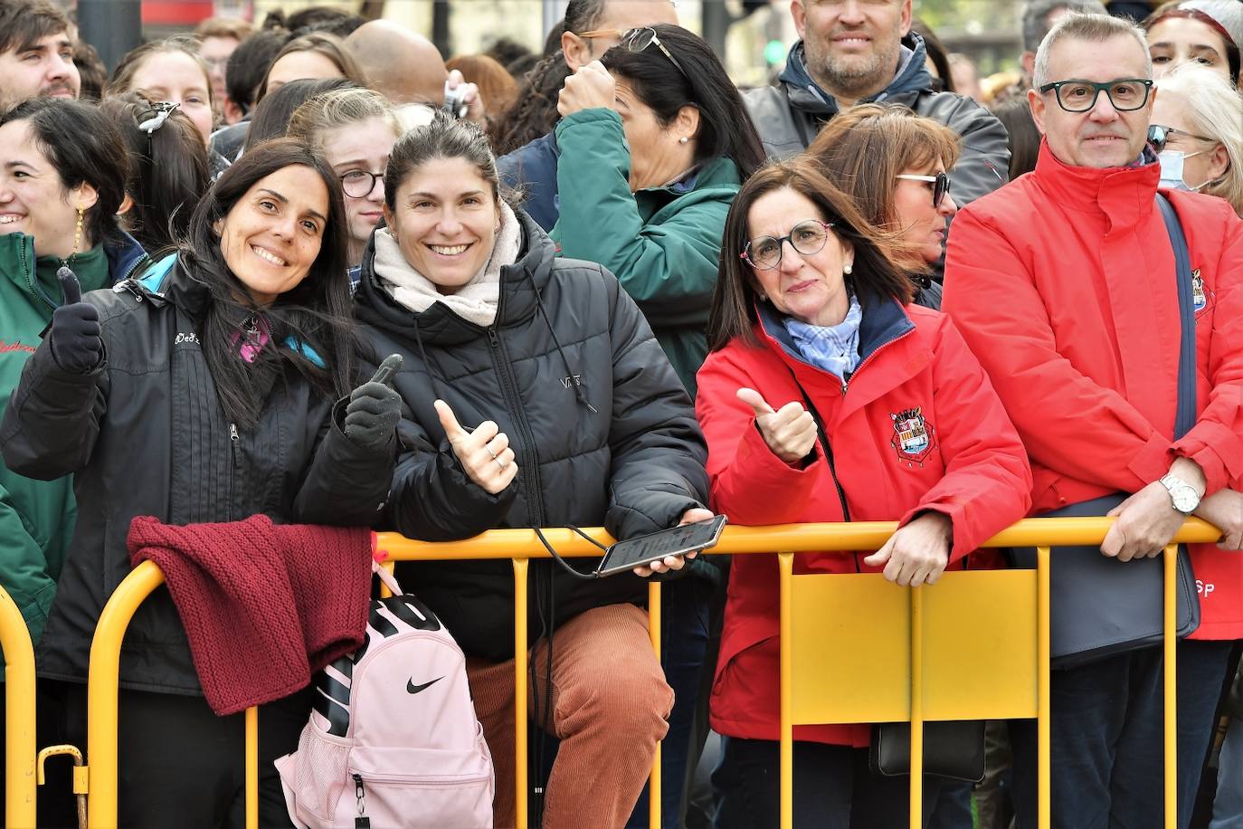 Fotos: Primera mascletà de las Fallas 2023