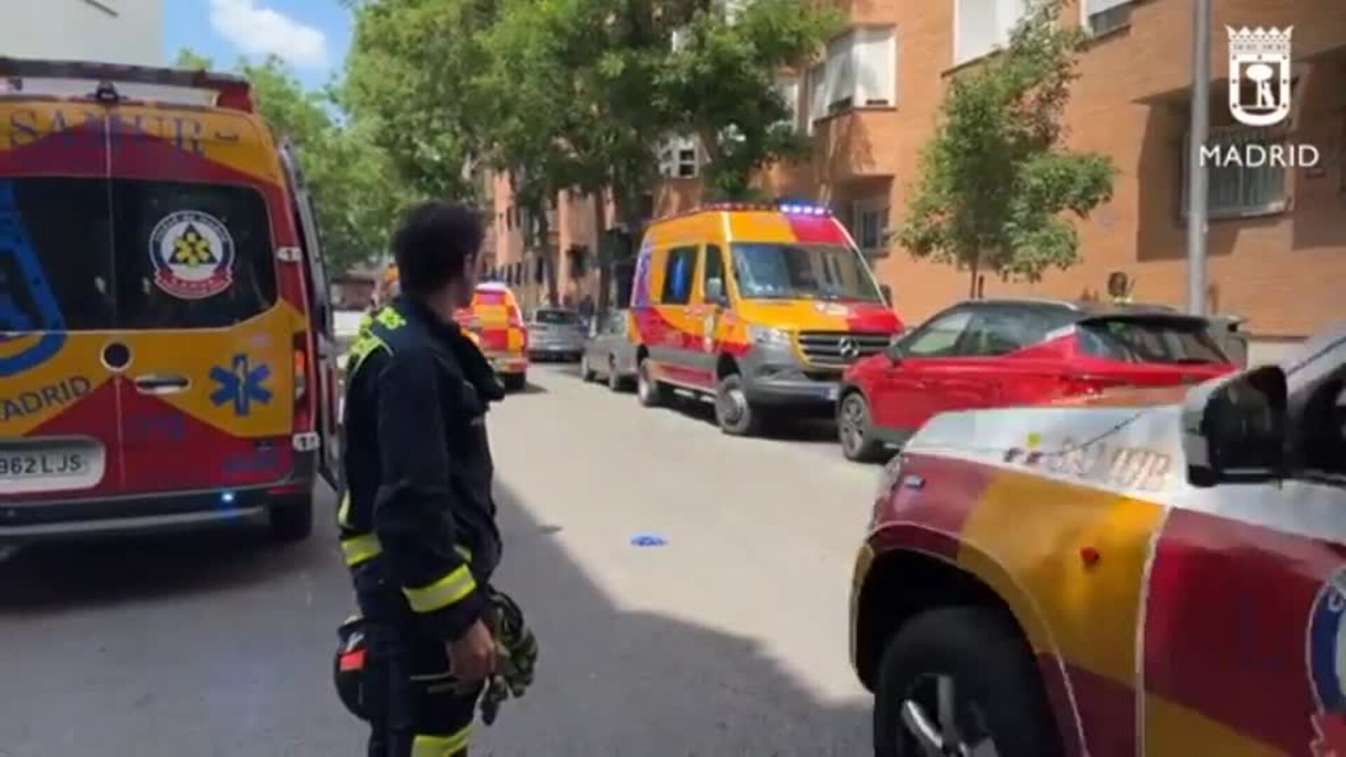Herida grave en Madrid una niña de 7 años tras caerle encima la puerta de un garaje