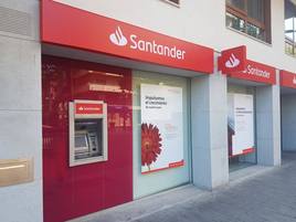 Oficina del banco Santander.