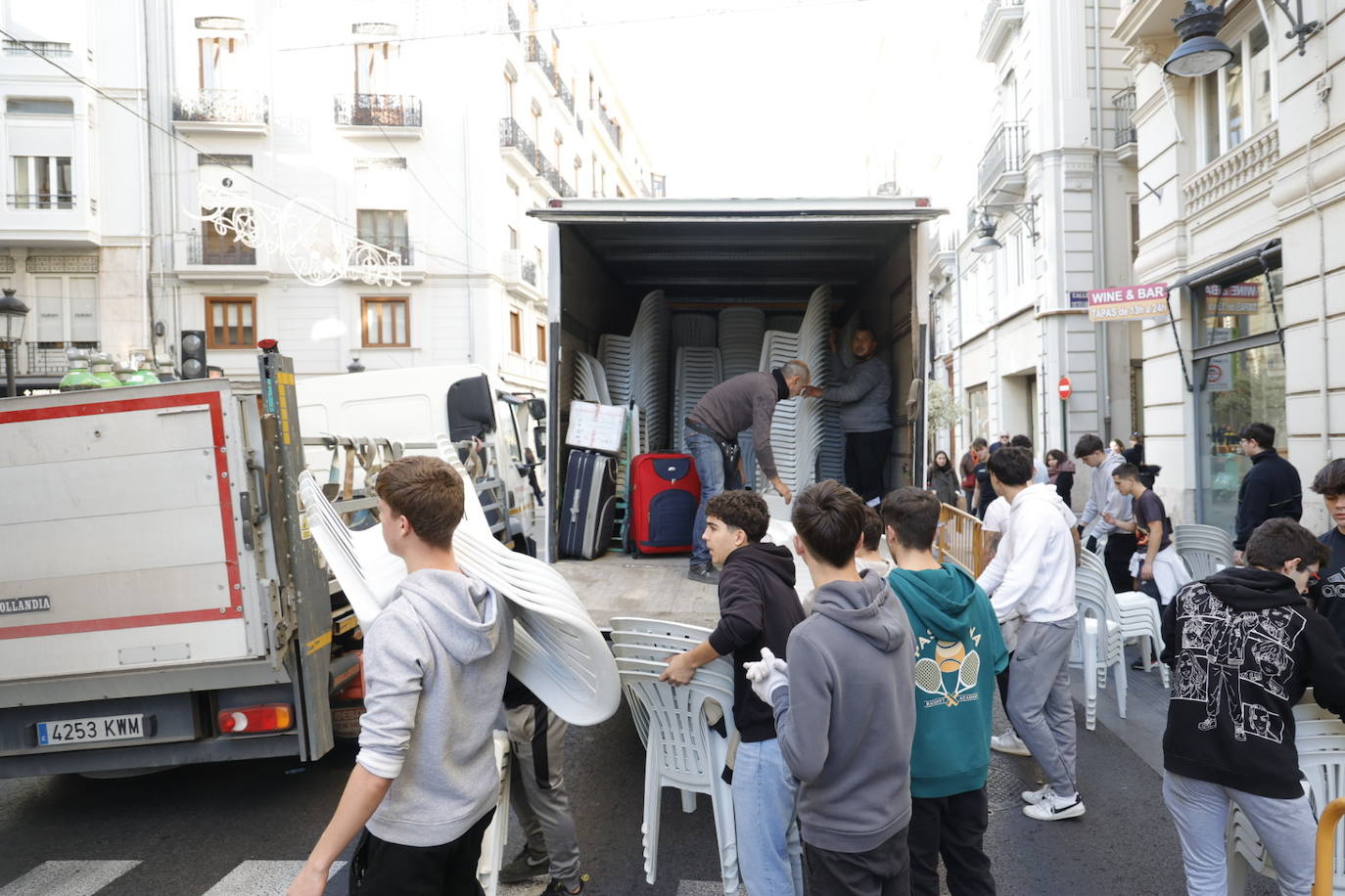 Fotos de los preparativos para la Cabalgata de Reyes de Valencia 2024