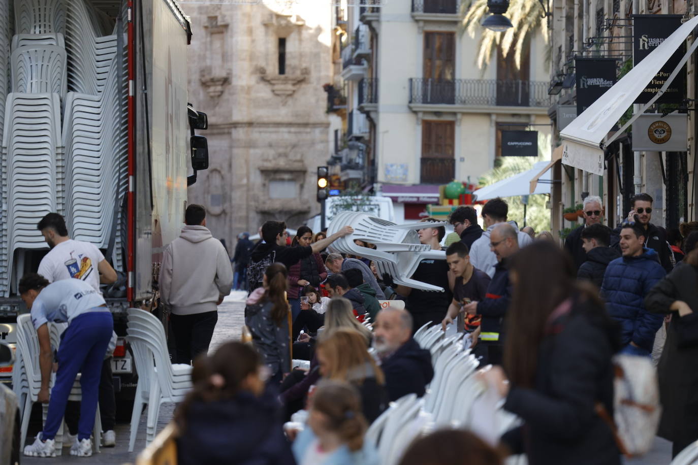 Fotos de los preparativos para la Cabalgata de Reyes de Valencia 2024