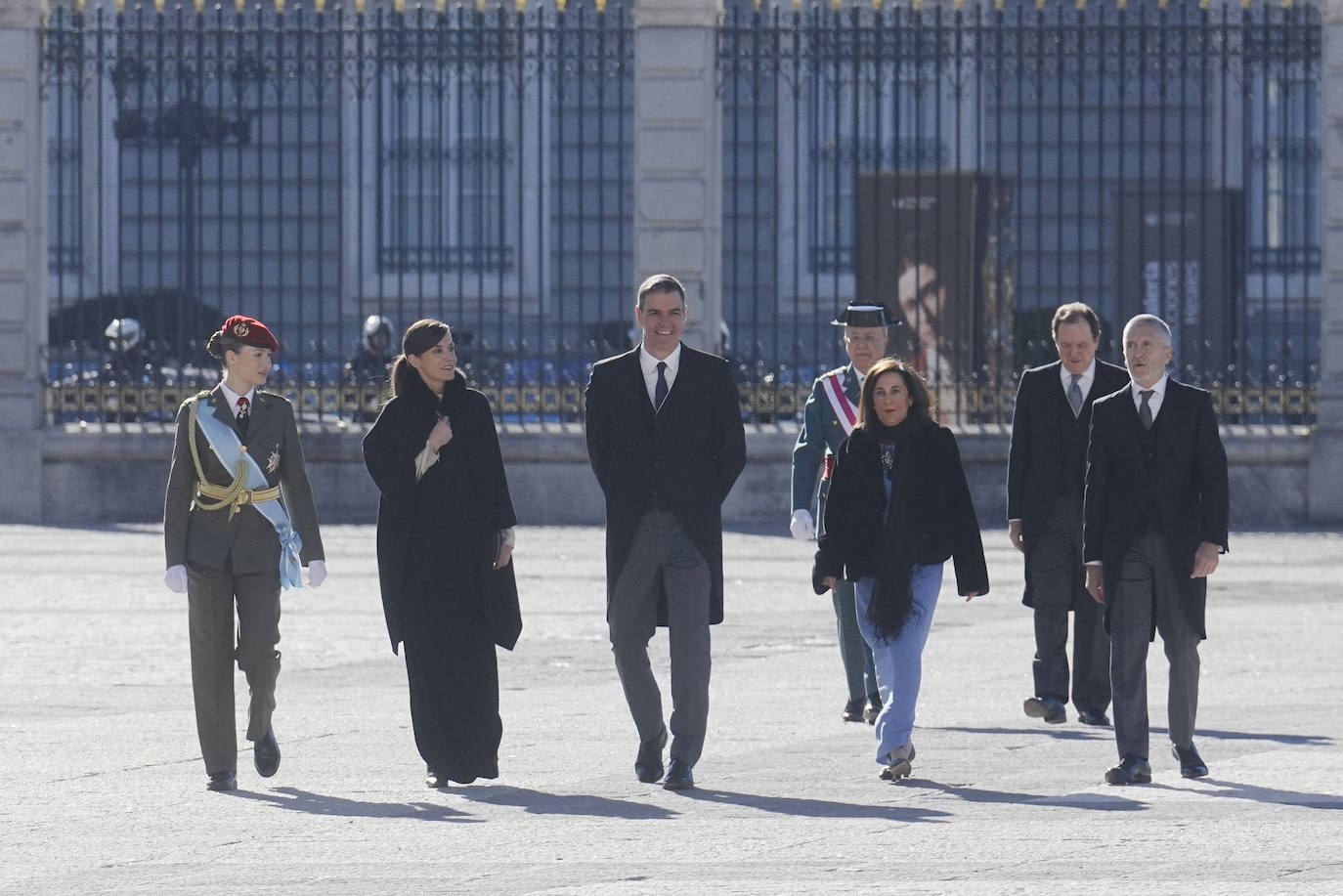 La princesa Leonor protagoniza la Pascua Militar vestida de cadete