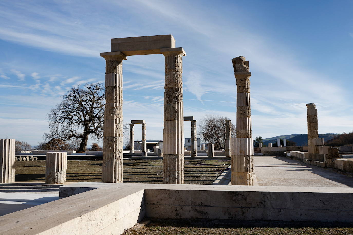 Grecia inaugura el espectacular palacio restaurado de Filipo II