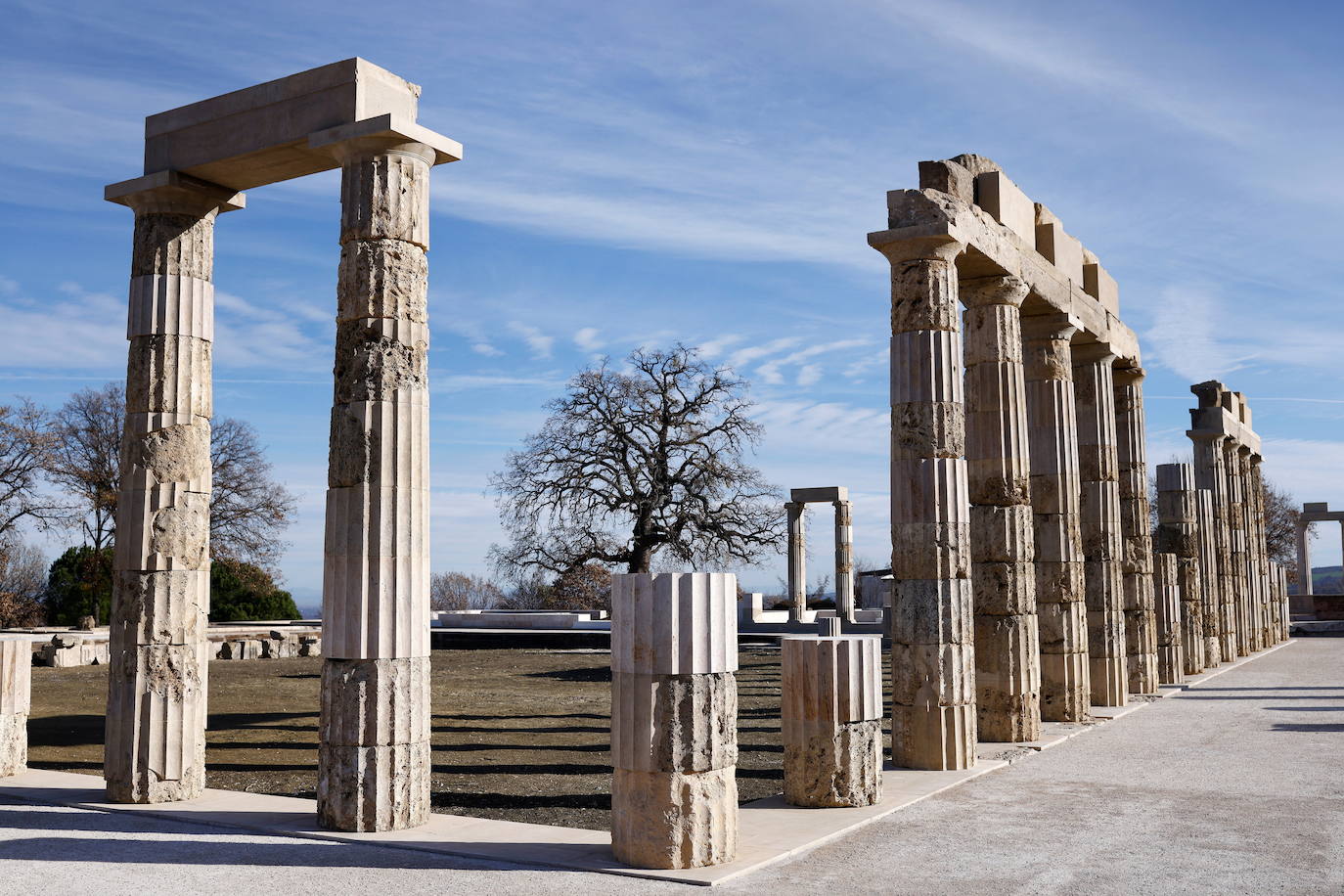 Grecia inaugura el espectacular palacio restaurado de Filipo II