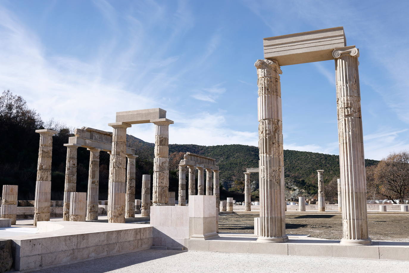 Grecia inaugura el espectacular palacio restaurado de Filipo II