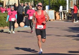El vencedor, Andrejus Dolgovas, durante un tramo del recorrido.