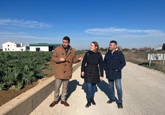 Visita a la zona de la ciclovía.