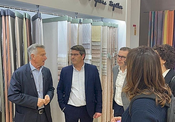 El alcalde de Ontinyent en la feria del año pasado.