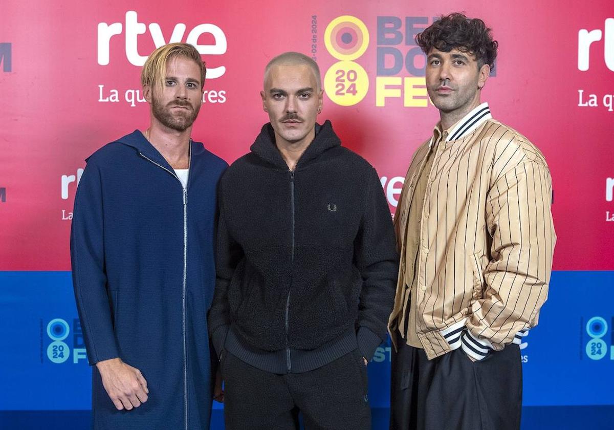 Antonio Poza, Alberto Jiménez y Sergio Sastre, integrantes de Miss Caffeina.