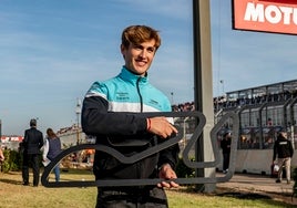 Jaume Masià en el Circuito de Ricardo Tormo