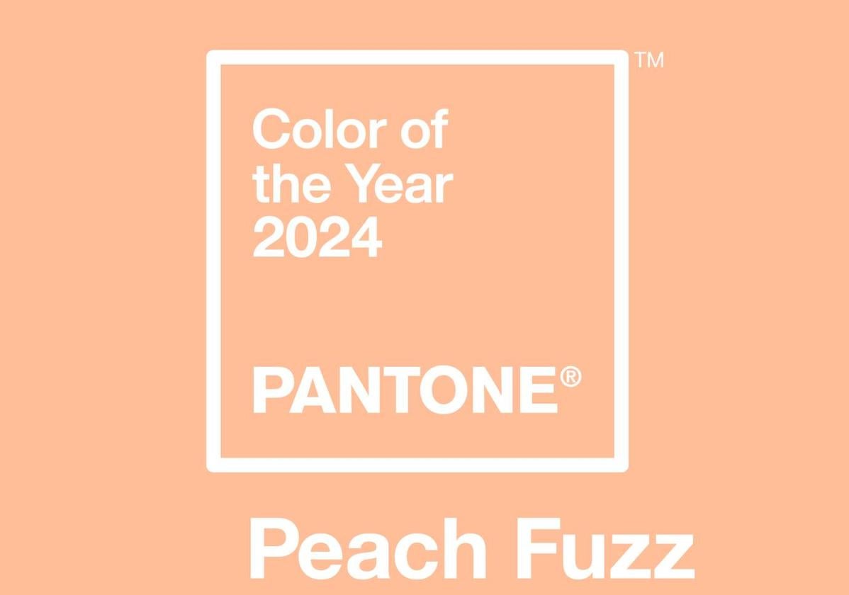 El color que Pantone ha elegido en 2024 se llama 'Peach Fuzz'.