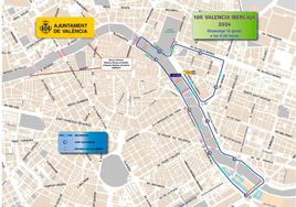 10K Ibercaja Valencia: recorrido y cortes de calles para este domingo