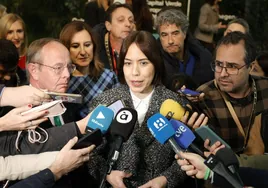 La ministra de Ciencia, Diana Morant, en su visita a Valencia.