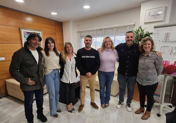 Los participantes en la reunión para organizar la presencia de Calp en Madrid Fusión.