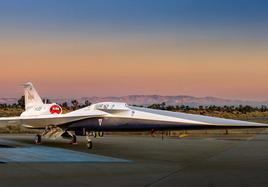 El avión experimental supersónico X-59 de la NASA.