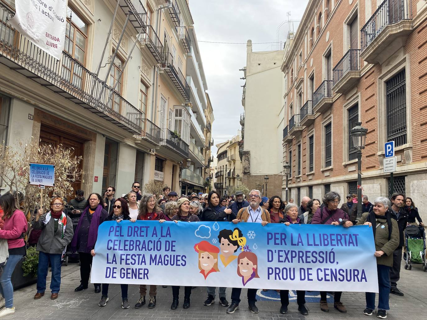 Manifestación de las Magas republicanas en Valencia