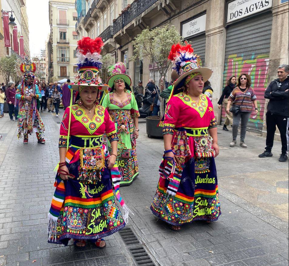 Manifestación de las Magas republicanas en Valencia