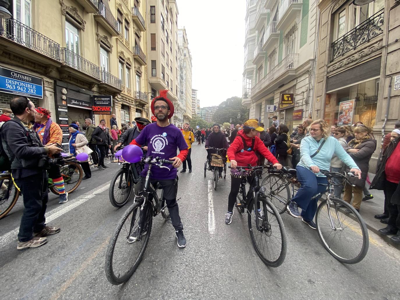 Manifestación de las Magas republicanas en Valencia