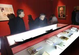 Exposición sobre Blasco Ibañez en la Biblioteca Valenciana.