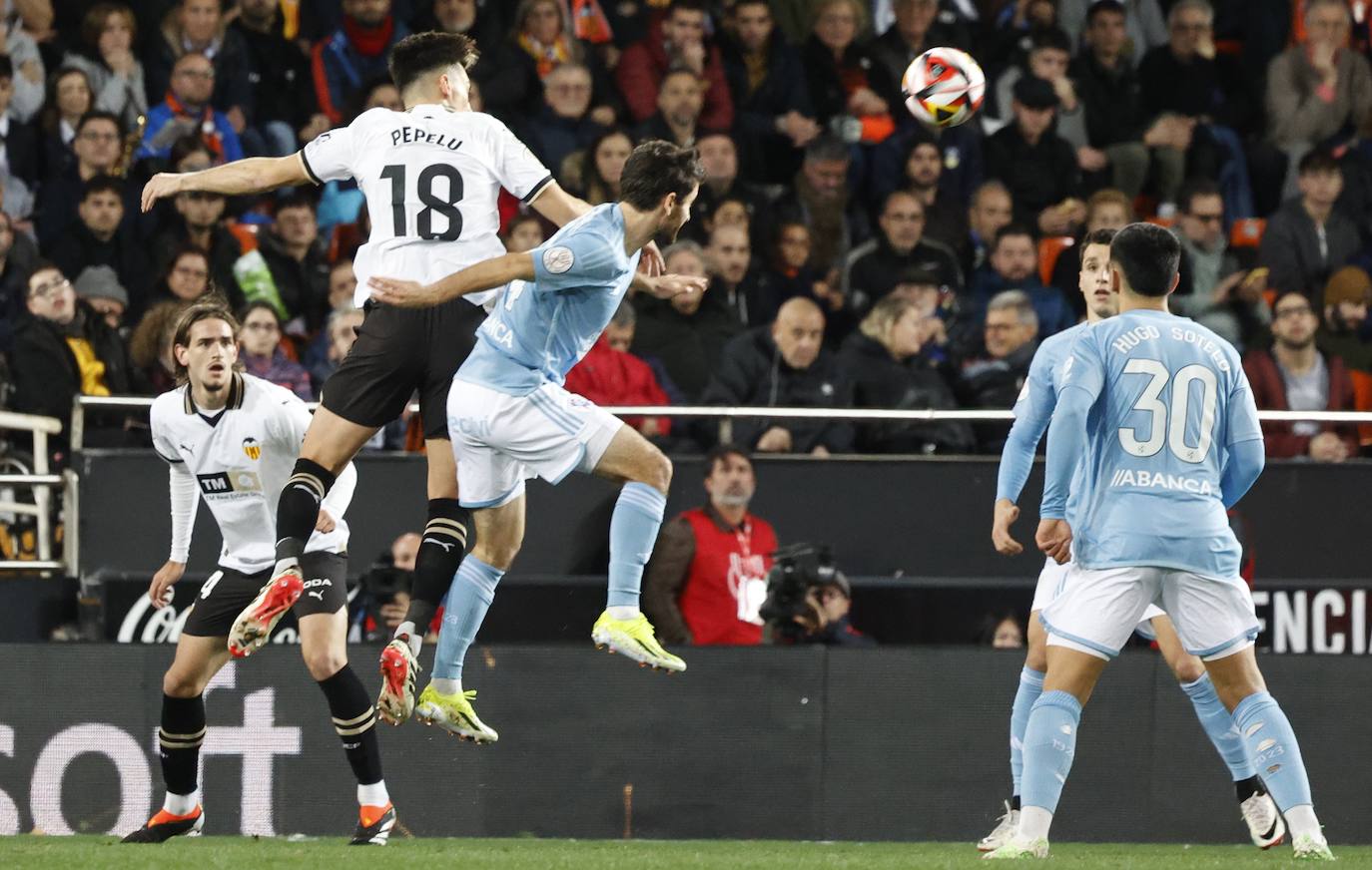 Las mejores imágenes del Valencia CF - RC Celta de Copa del Rey