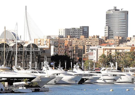 Las instalaciones de La Marina de Valencia.