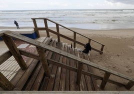 Vista de la playa del Perelló.