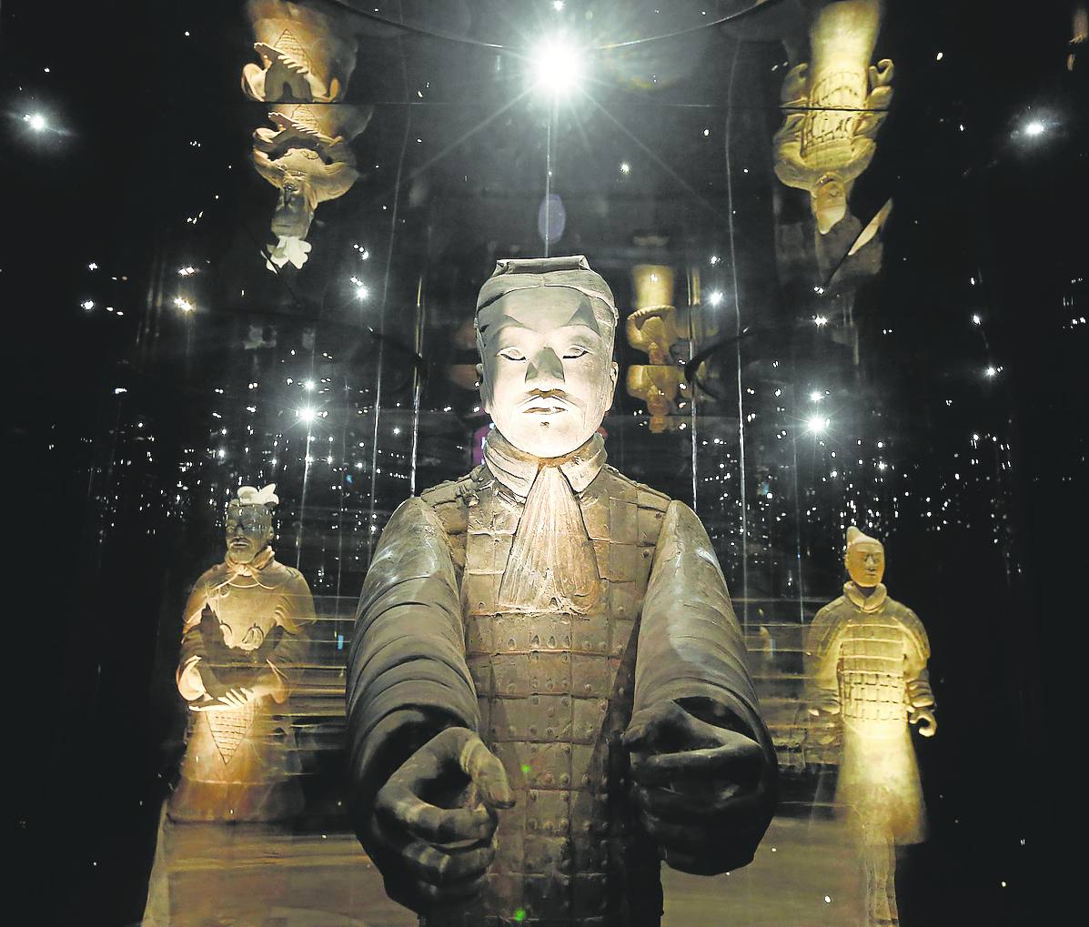 Una imagen de la exposición 'El legado de las dinastías Qin y Han, China. Los guerreros de Xi'an'.