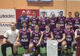 Equipo del Maxcolchón Nou Bàsquet Alzira.