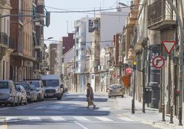 Una calle de Castellar.