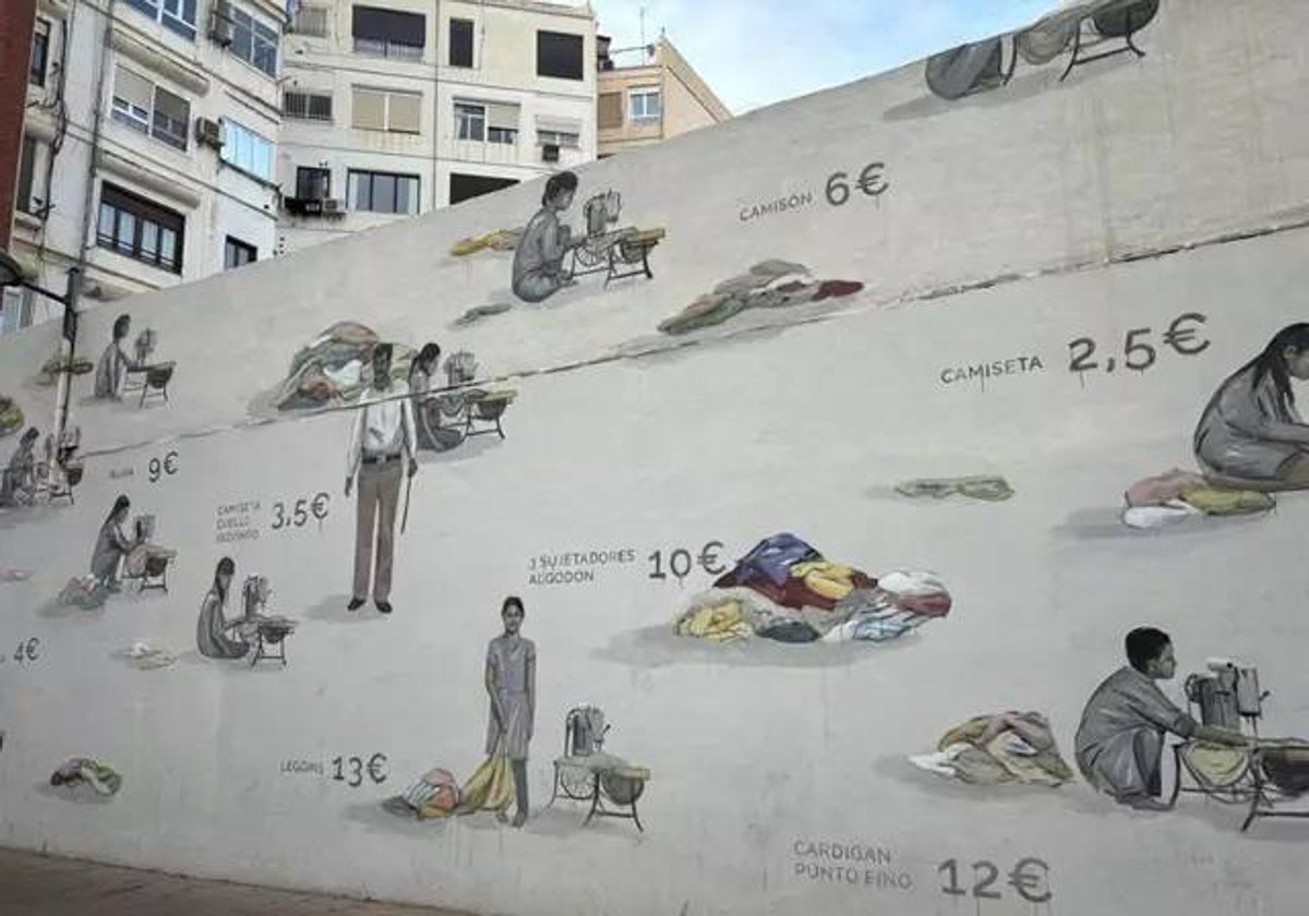 Mural de Escif en el Pasaje Doctor Serra.