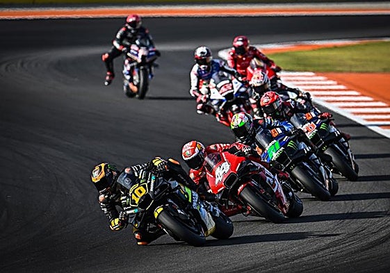 Carrera de MotoGP, categoría que se decidió en Valencia, durante el pasado GP de la Comunitat.