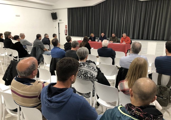 Un momento de la reunión de la Xarxa d'Alcaldies de la Marina Alta en Els Poblets.