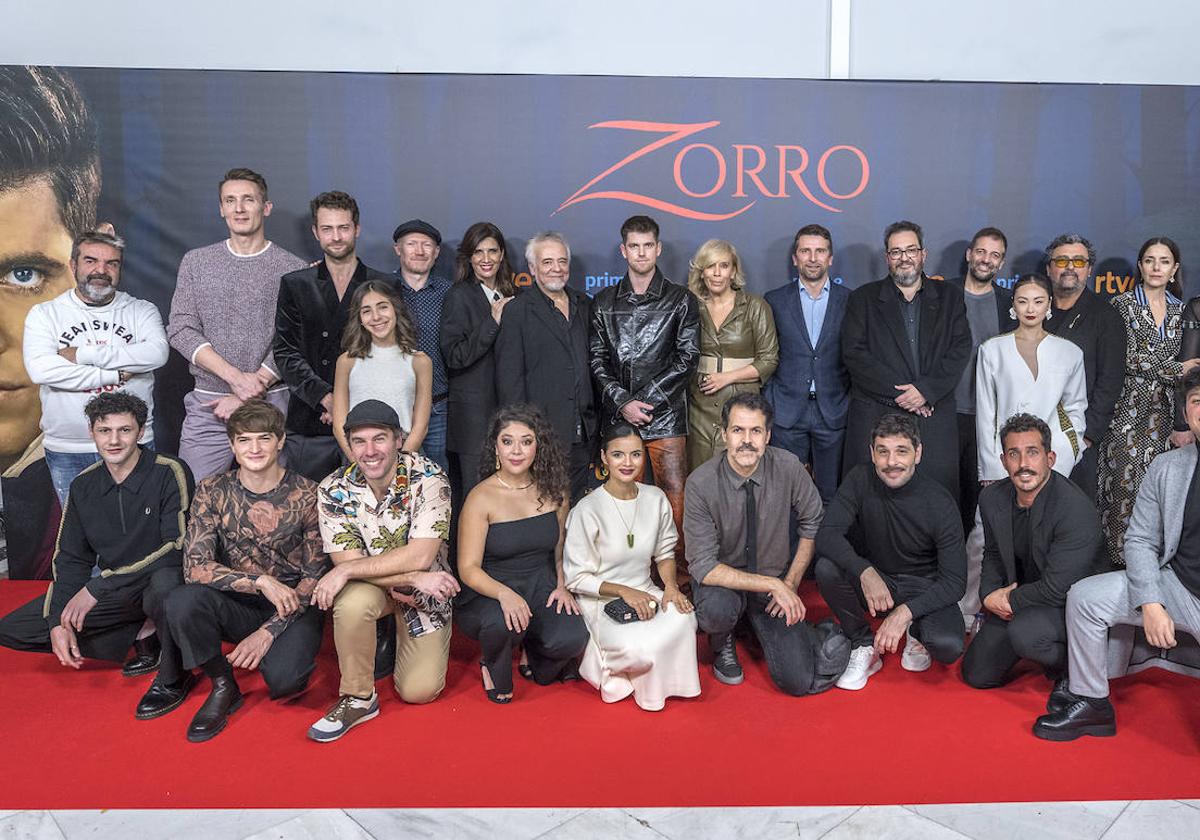 Photocall de Zorro, la serie estrella de TVE