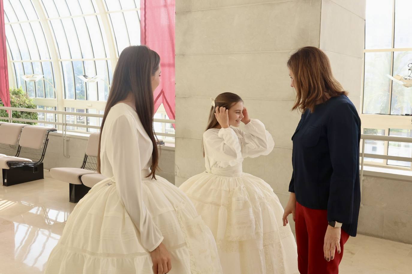 Ensayo de la exaltación de las falleras mayores de Valencia