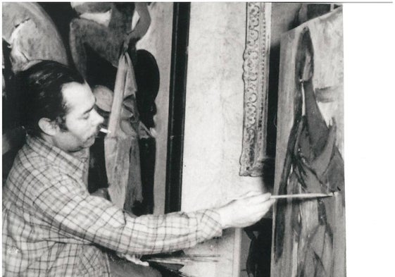 El pintor valenciano Balbino Giner García.