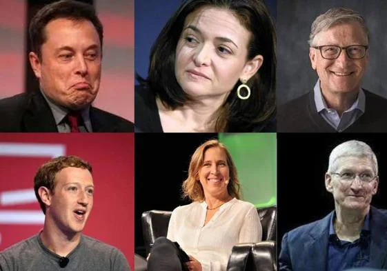 Algunos de los empresarios más reconocidos del mundo