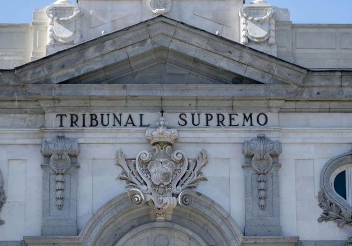 Fachada del edifico del Tribunal Supremo.